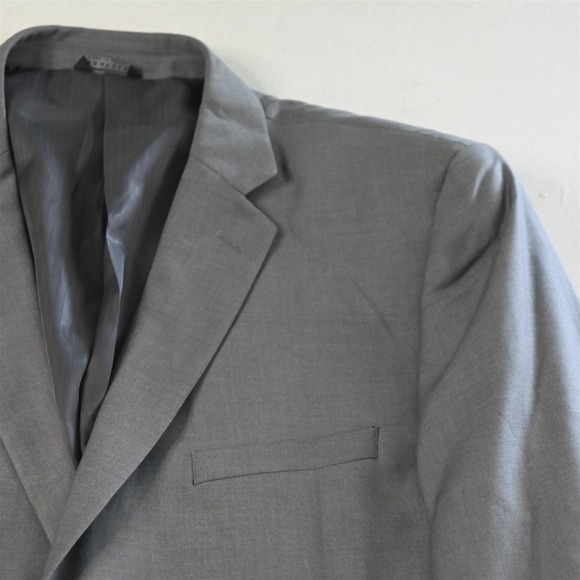 Caravelli 48L 40x38 Gray Super 150s Harry Mens Jacket Pants Suit - Picture 3 of 12